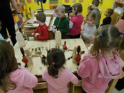 Dřevíčkování - polytechnika ve školce